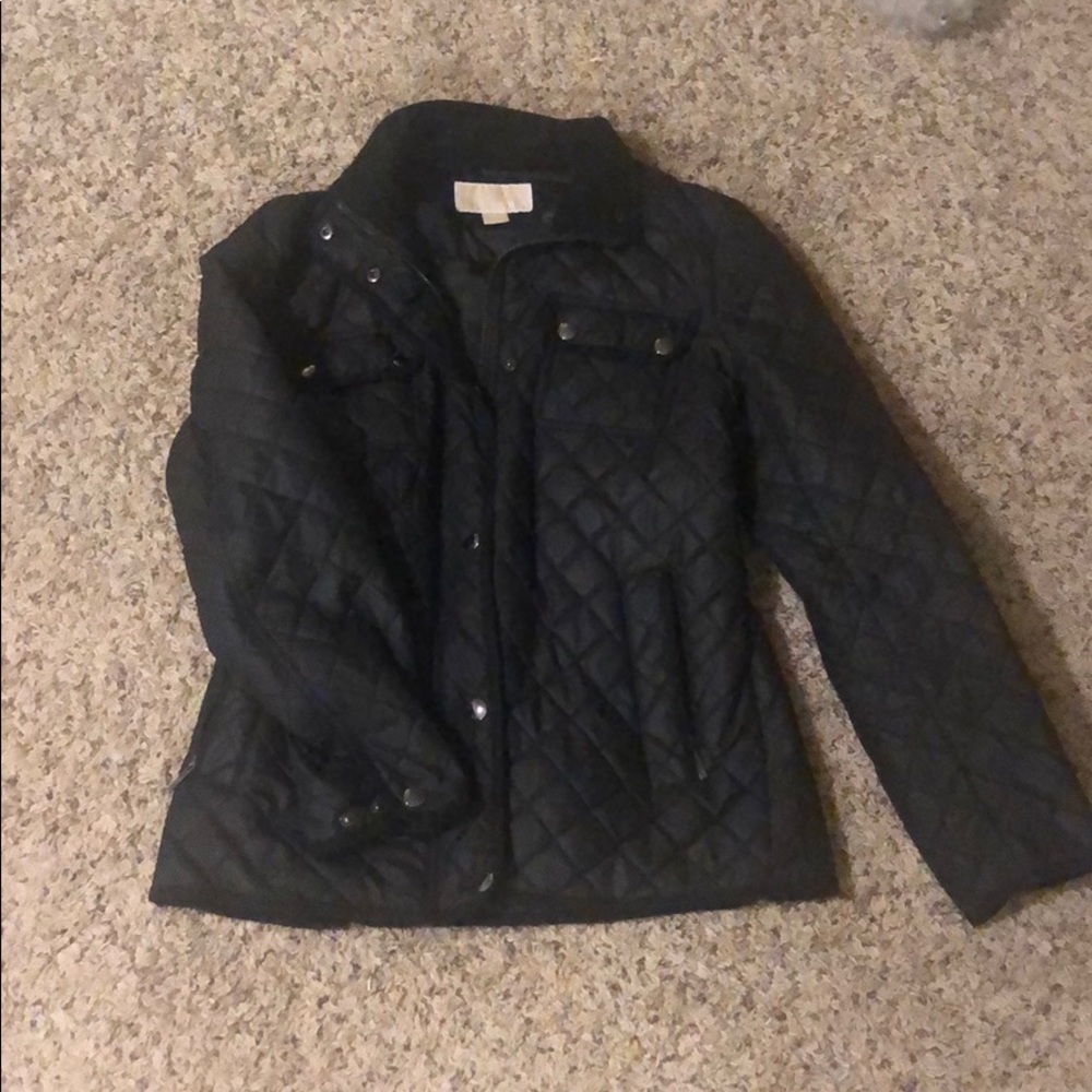 Michael by Michael Kors 3/4 Sleeve Quilted Jacket